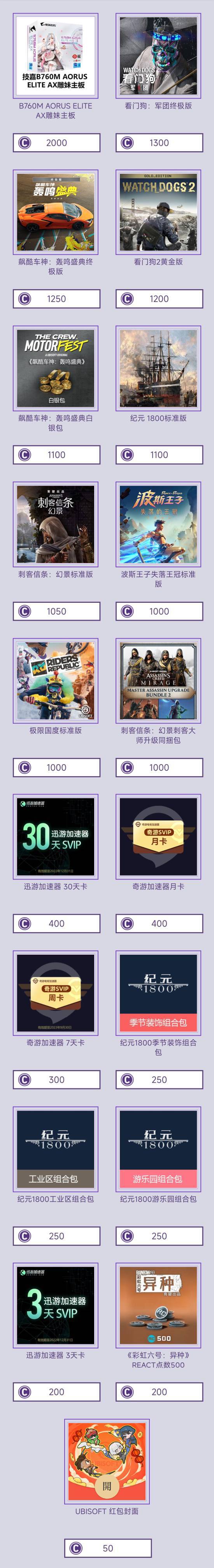 场回归 玩游戏就能领一堆好礼CQ9电子育碧送福利：羊毛市
